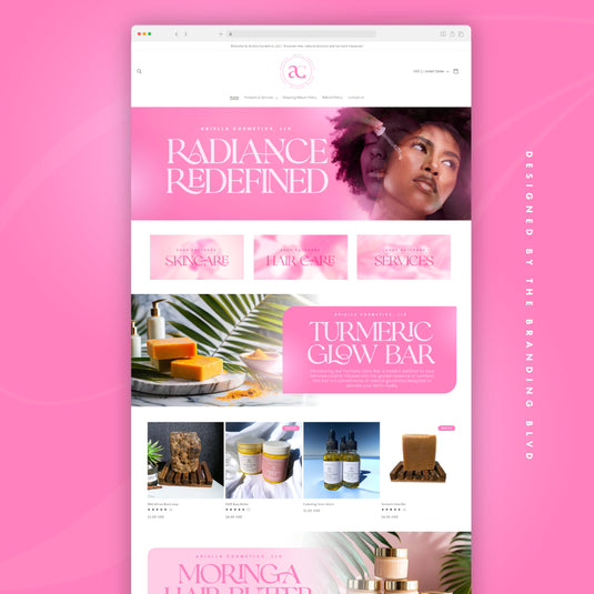 The Branding Blvd Shopify Website Design