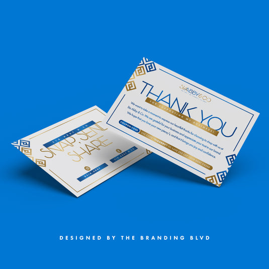 Thank You Card Design - The Branding Blvd, LLC